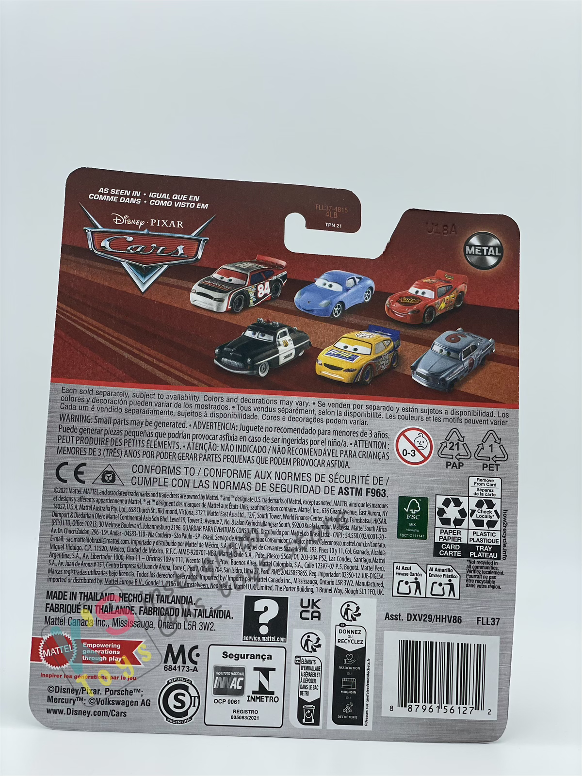 DISNEY PIXAR CARS BY MATTEL - "FILLMORE"  2025 RE-RELEASED - BNIP