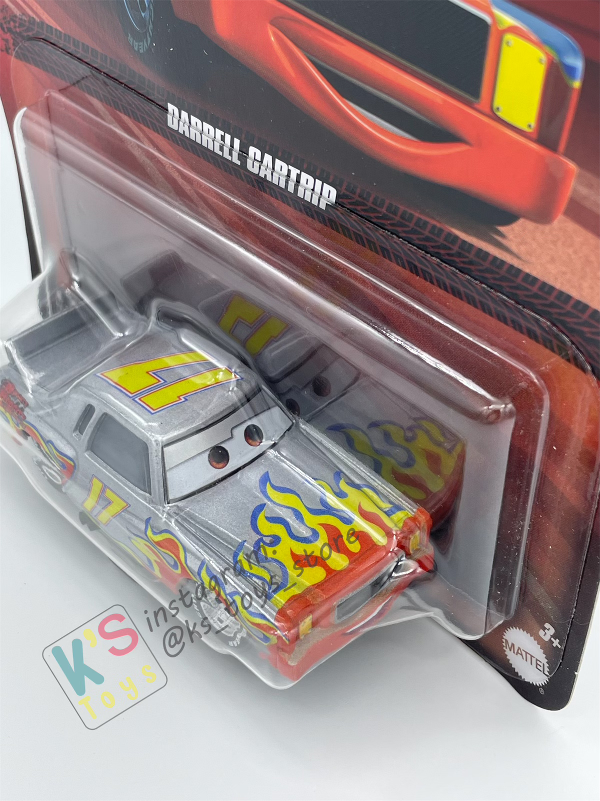Disney Pixar Cars by MATTEL, DARRELL CARTRIP - 2025 RE-RELEASED - BNIP