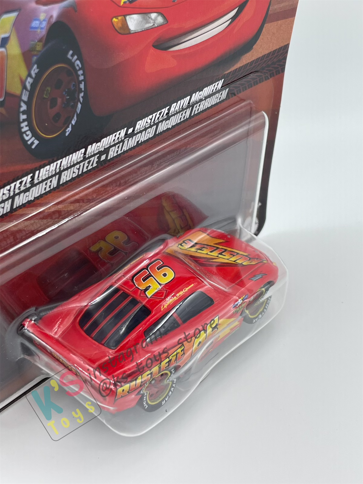 DISNEY PIXAR CARS BY MATTEL - "RUSTEZE LIGHTNING MCQUEEN"  2025 RE-RELEASED - BNIP