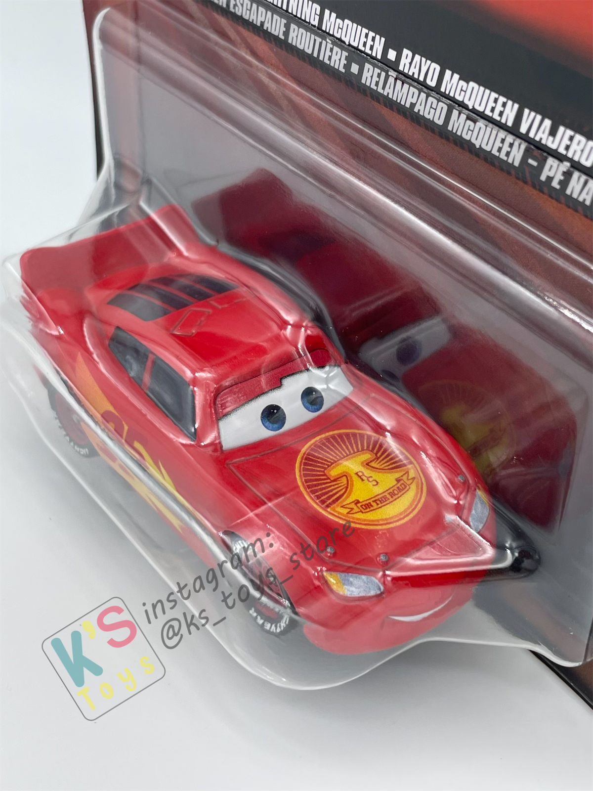 DISNEY PIXAR CARS BY MATTEL - "ROAD TRIP LIGHTNING MCQUEEN (VARIANT)" 2025 RE-RELEASED - BNIP