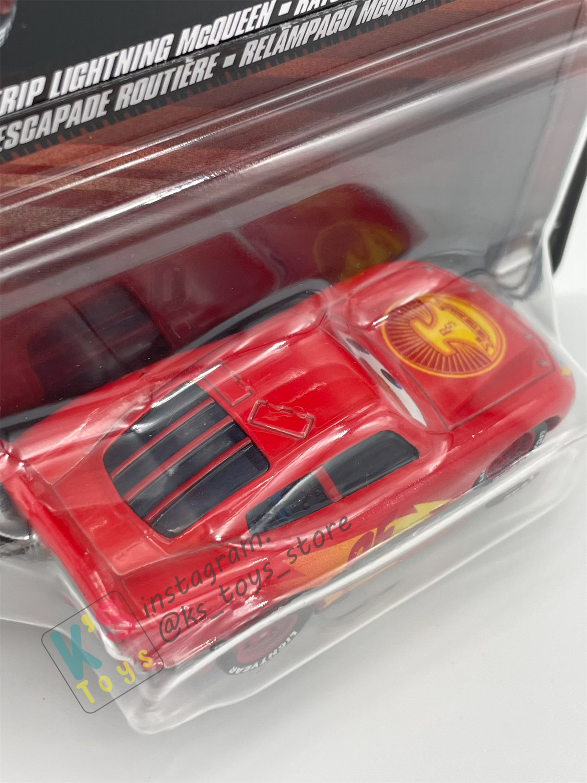 DISNEY PIXAR CARS BY MATTEL - "ROAD TRIP LIGHTNING MCQUEEN (VARIANT)" 2025 RE-RELEASED - BNIP