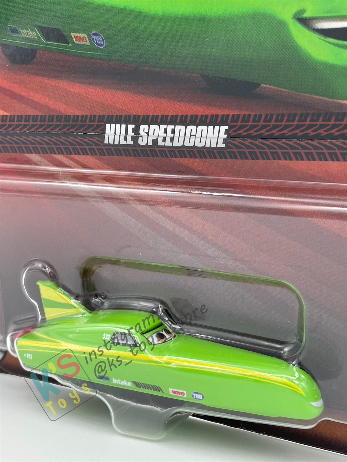 DISNEY PIXAR CARS BY MATTEL - "NILE SPEEDCONE"  2025 RE-RELEASED - BNIP