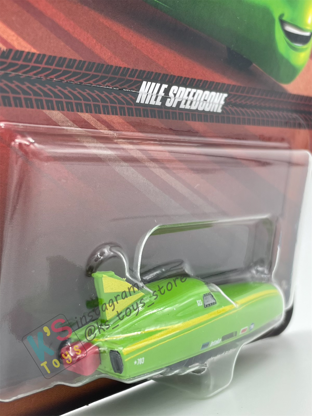 DISNEY PIXAR CARS BY MATTEL - "NILE SPEEDCONE"  2025 RE-RELEASED - BNIP