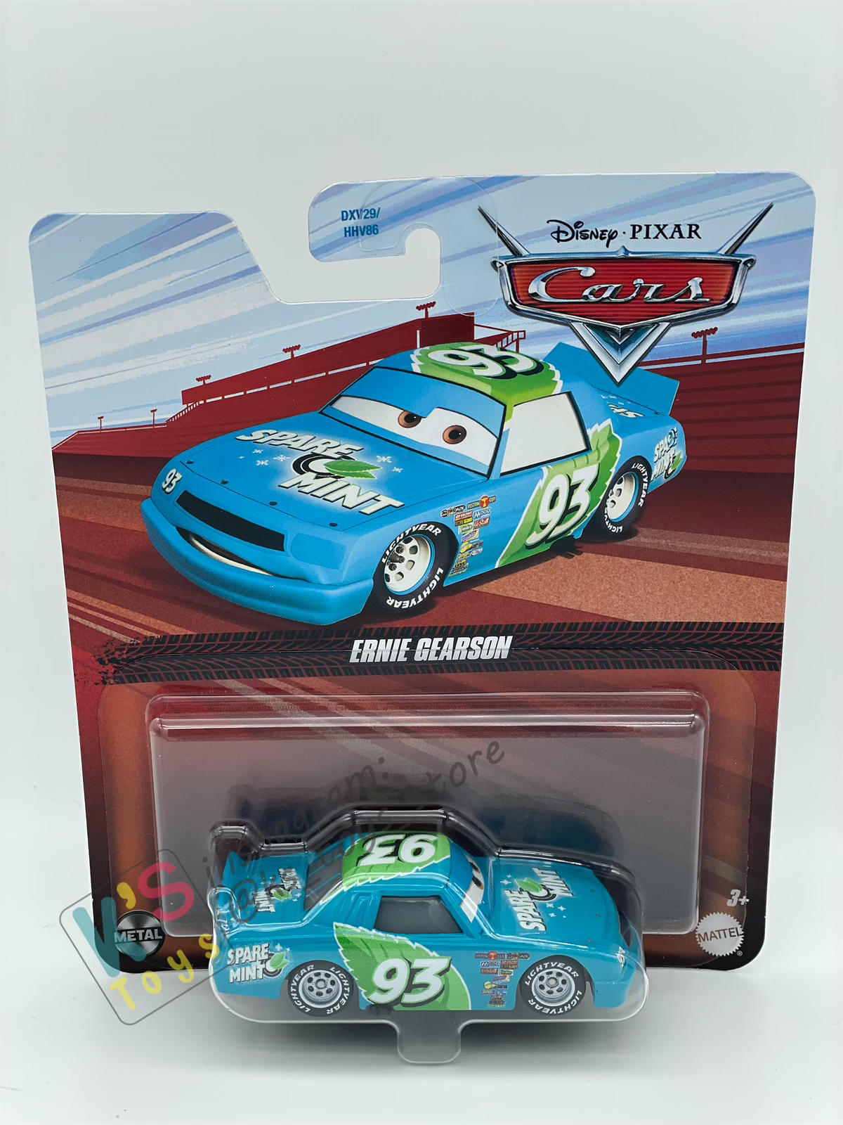 DISNEY PIXAR CARS BY MATTEL - "ERNIE GEARSON" 2025 RE-RELEASED - BNIP