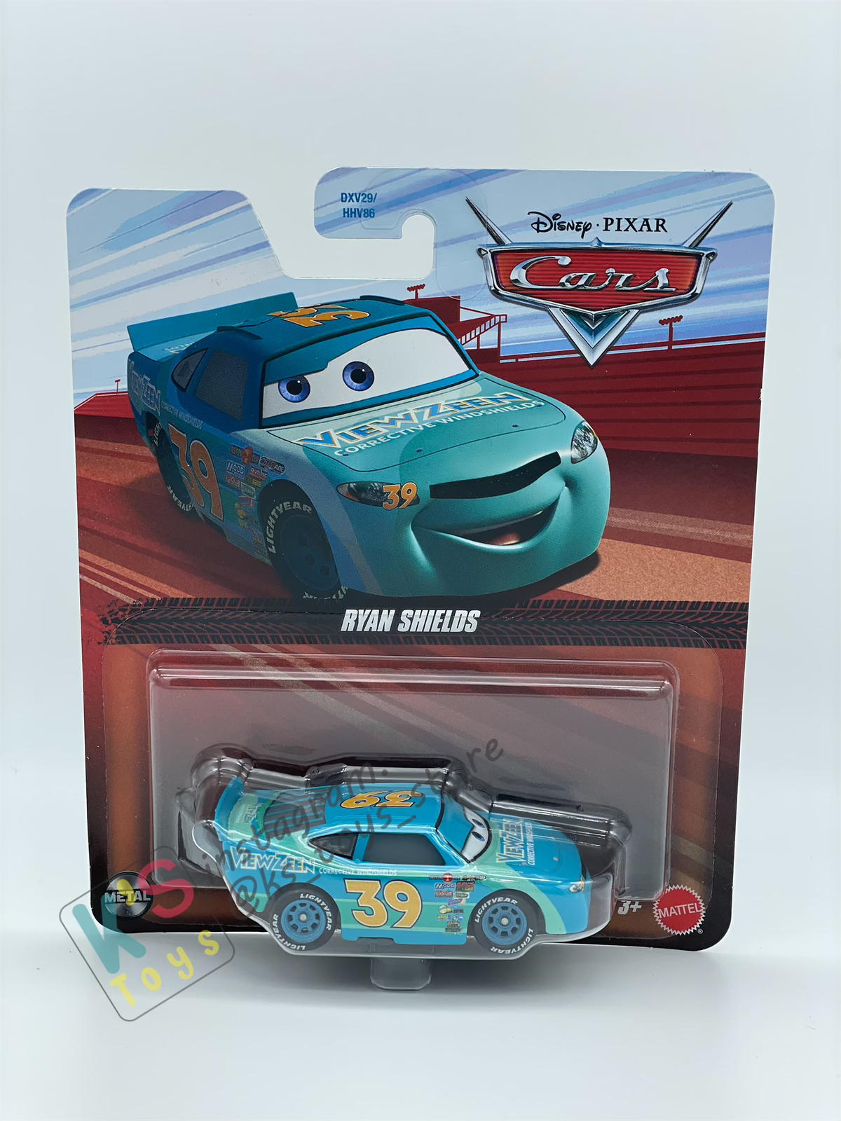 DISNEY PIXAR CARS BY MATTEL - "RYAN SHIELDS"  2025 RE-RELEASED - BNIP