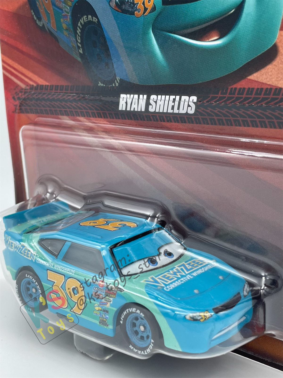 DISNEY PIXAR CARS BY MATTEL - "RYAN SHIELDS"  2025 RE-RELEASED - BNIP