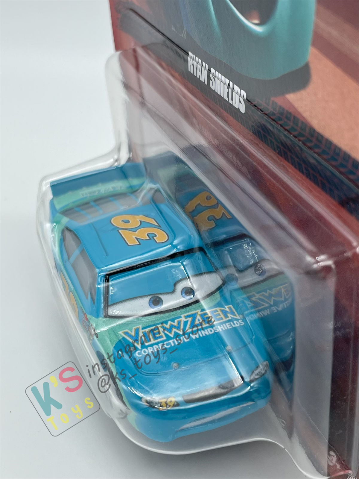 DISNEY PIXAR CARS BY MATTEL - "RYAN SHIELDS"  2025 RE-RELEASED - BNIP