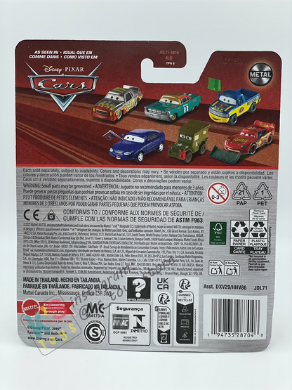 DISNEY PIXAR CARS BY MATTEL - "RYAN SHIELDS"  2025 RE-RELEASED - BNIP