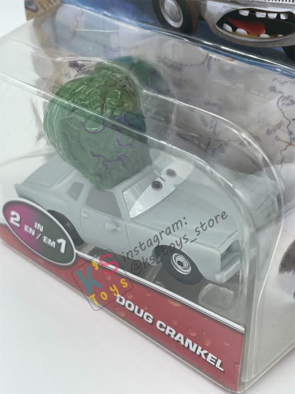 COLOR CHANGERS Disney Pixar Cars by MATTEL, DOUG CRANKEL (GREEN/PURPLE) - BNIP