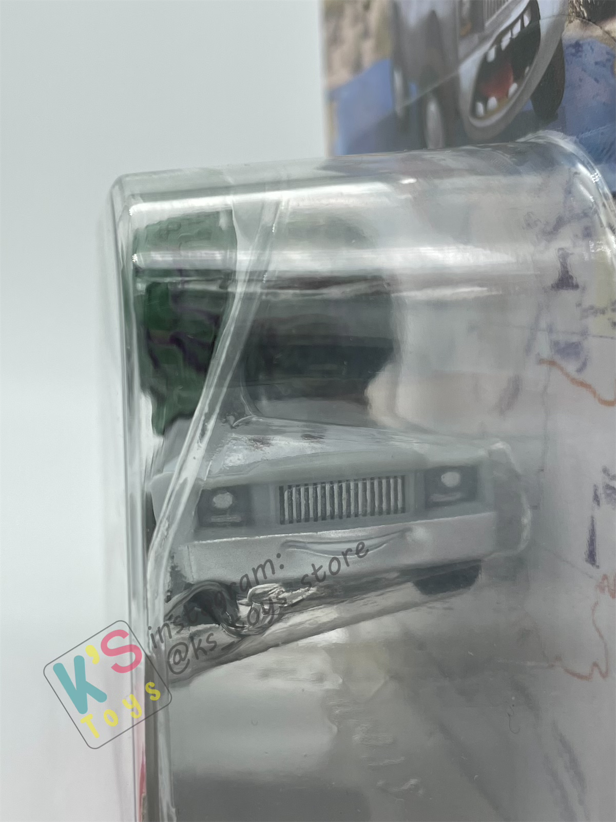 COLOR CHANGERS Disney Pixar Cars by MATTEL, DOUG CRANKEL (GREEN/PURPLE) - BNIP