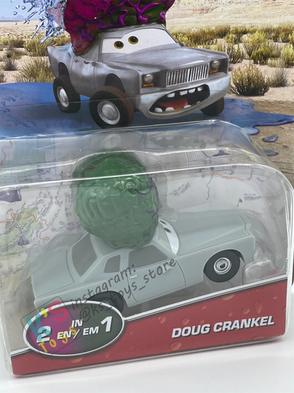 COLOR CHANGERS Disney Pixar Cars by MATTEL, DOUG CRANKEL (GREEN/PURPLE) - BNIP