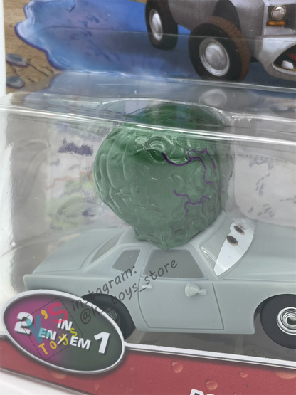 COLOR CHANGERS Disney Pixar Cars by MATTEL, DOUG CRANKEL (GREEN/PURPLE) - BNIP