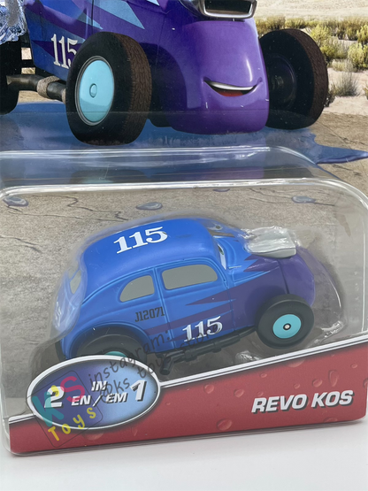 COLOR CHANGERS Disney Pixar Cars by MATTEL, REVO KOS (LIGHT BLUE/DARK BLUE) - BNIP