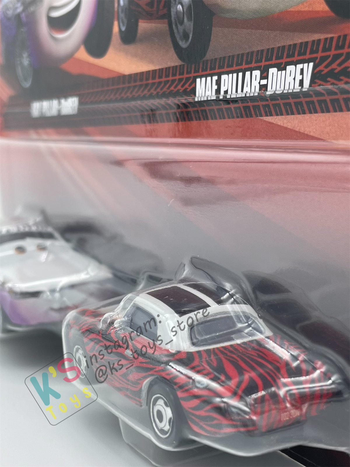 Disney Pixar Cars 1:55 by Mattel 2-Pack KAY PILLAR-DuREV and MAE PILLAR-DuREV - BNIP