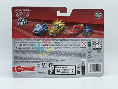 Disney Pixar Cars 1:55 by Mattel 2-Pack KAY PILLAR-DuREV and MAE PILLAR-DuREV - BNIP