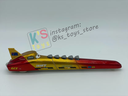 PRE-OWNED / LOOSE DISNEY PIXAR CARS 1:55 BY MATTEL - "PEGGY LINER" CARS ON THE ROAD SALT FEVER - NEAR MINT CONDITION