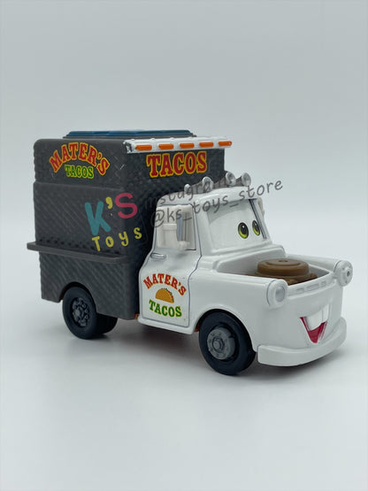 RARE PRE-OWNED / LOOSE DISNEY PIXAR CARS MEGA SIZE BY MATTEL - "TACO MATER" - CARS 2 SERIES - DISPLAYED CONDITION
