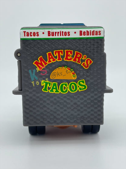 RARE PRE-OWNED / LOOSE DISNEY PIXAR CARS MEGA SIZE BY MATTEL - "TACO MATER" - CARS 2 SERIES - DISPLAYED CONDITION