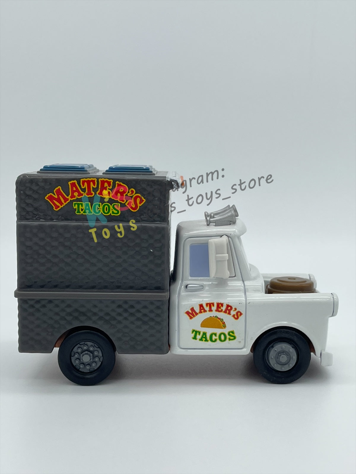 RARE PRE-OWNED / LOOSE DISNEY PIXAR CARS MEGA SIZE BY MATTEL - "TACO MATER" - CARS 2 SERIES - DISPLAYED CONDITION