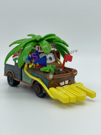 PRE-OWNED / LOOSE DISNEY PIXAR CARS - "FRANCESCO FAN MATER" - CARS 2 MATERS SERIES - DISPLAYED CONDITION