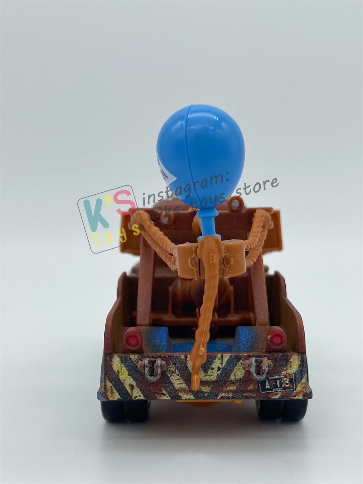 PRE-OWNED / LOOSE DISNEY PIXAR CARS - "MATER WITH BALLOON" - THAILAND 2022 RE-RELEASED - DISPLAYED CONDITION