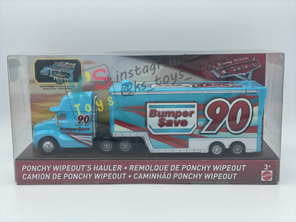 Hauler Disney Pixar Cars by Mattel, "Ponchy Wipeout Hauler" CARS 3 2018 RELEASED - BNIP