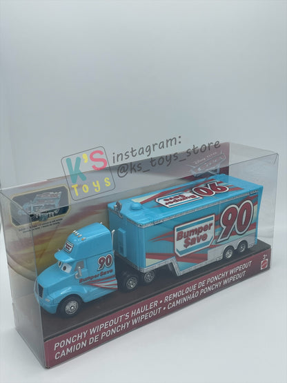Hauler Disney Pixar Cars by Mattel, "Ponchy Wipeout Hauler" CARS 3 2018 RELEASED - BNIP