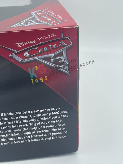 GIFT SET OF DISNEY PIXAR CARS 1:55 BY MATTEL - RACE TO WIN 4-PACK "T.G CASTLENUT, MURRAY CLUTCHBURN, DANNY SWERVEZ, TIM TREADLESS" - BNIB