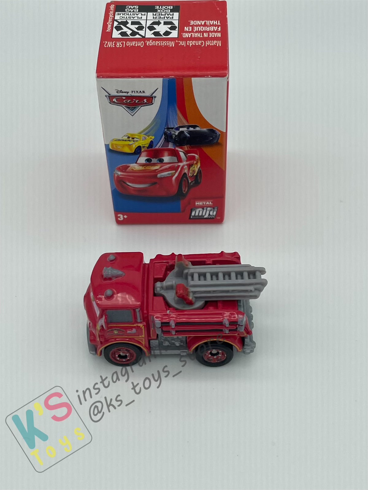 Mini Racers Pixar Disney Cars, 2020 Series 1 #12 RED