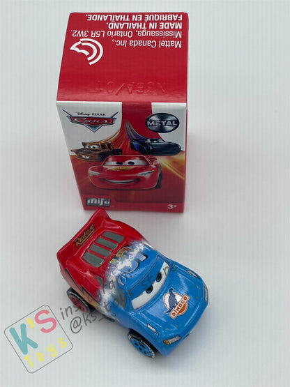 Mini Racers Pixar Disney Cars, 2021 Series 1, #01 TRANSFORMING LIGHTNING MCQUEEN