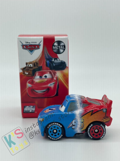 Mini Racers Pixar Disney Cars, 2021 Series 1, #01 TRANSFORMING LIGHTNING MCQUEEN