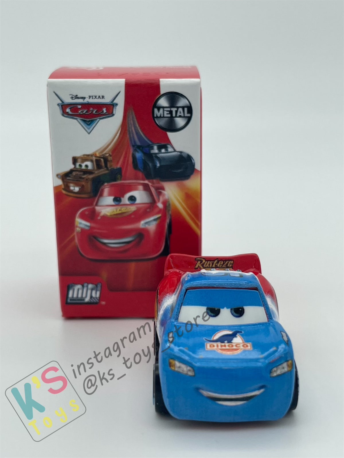 Mini Racers Pixar Disney Cars, 2021 Series 1, #01 TRANSFORMING LIGHTNING MCQUEEN