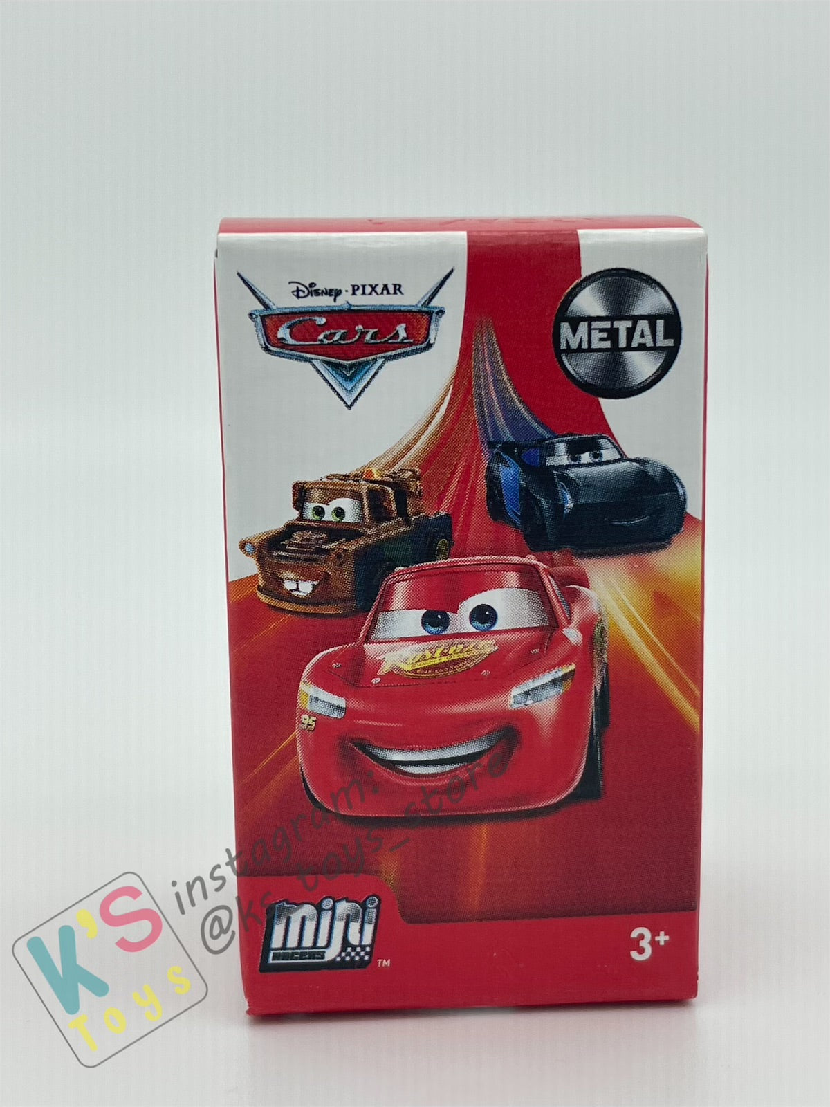 Mini Racers Pixar Disney Cars, 2021 Series 1, #01 TRANSFORMING LIGHTNING MCQUEEN