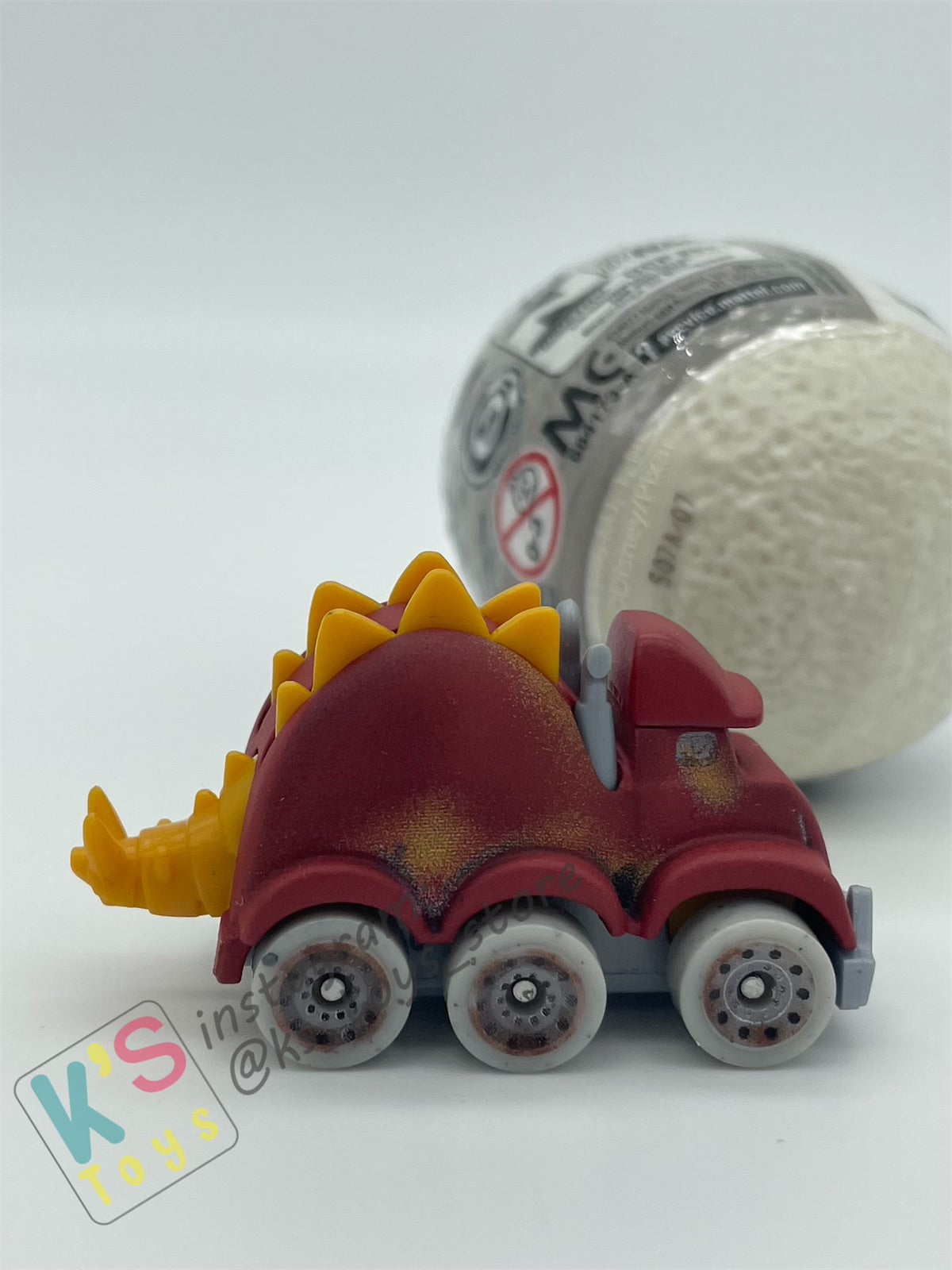 Mini Racers Pixar Disney Cars, 2023 DINO EGG SERIES, #07 MECHATURBONATOPS