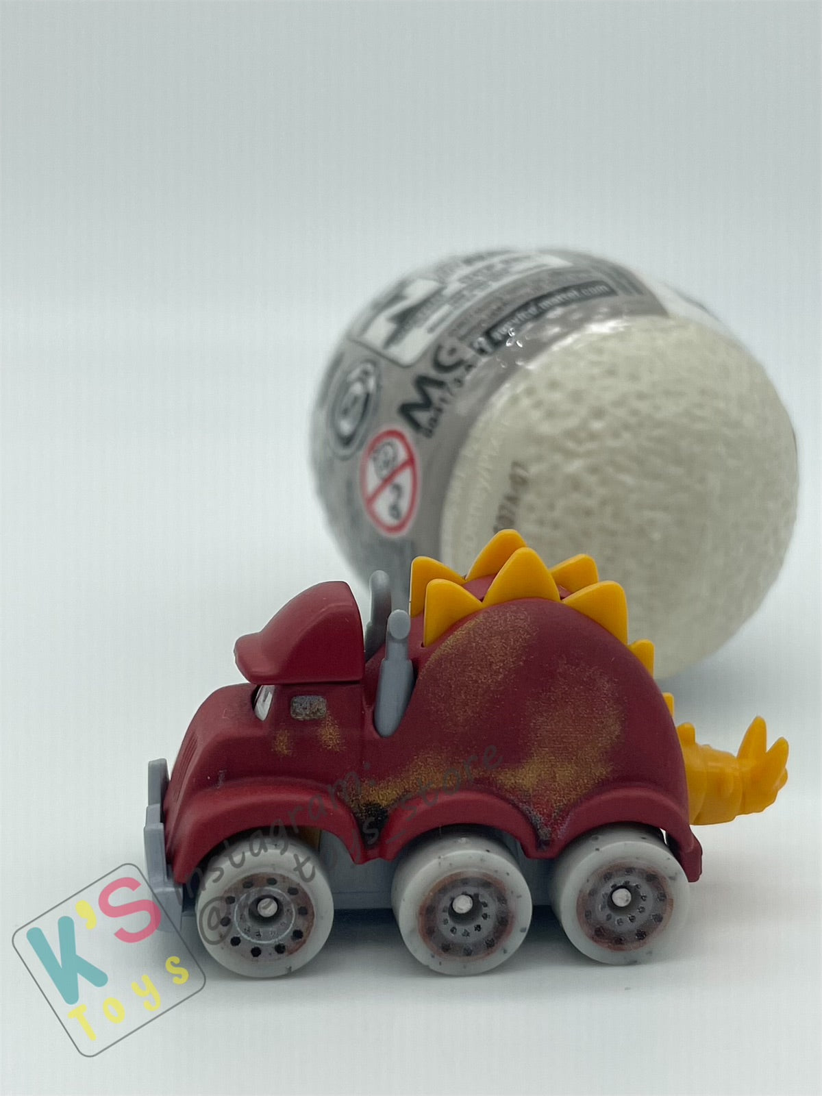 Mini Racers Pixar Disney Cars, 2023 DINO EGG SERIES, #07 MECHATURBONATOPS