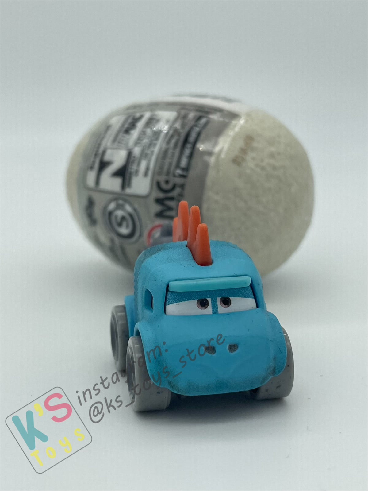 Mini Racers Pixar Disney Cars, 2023 DINO EGG SERIES, #06 ANKYLOSAURUS