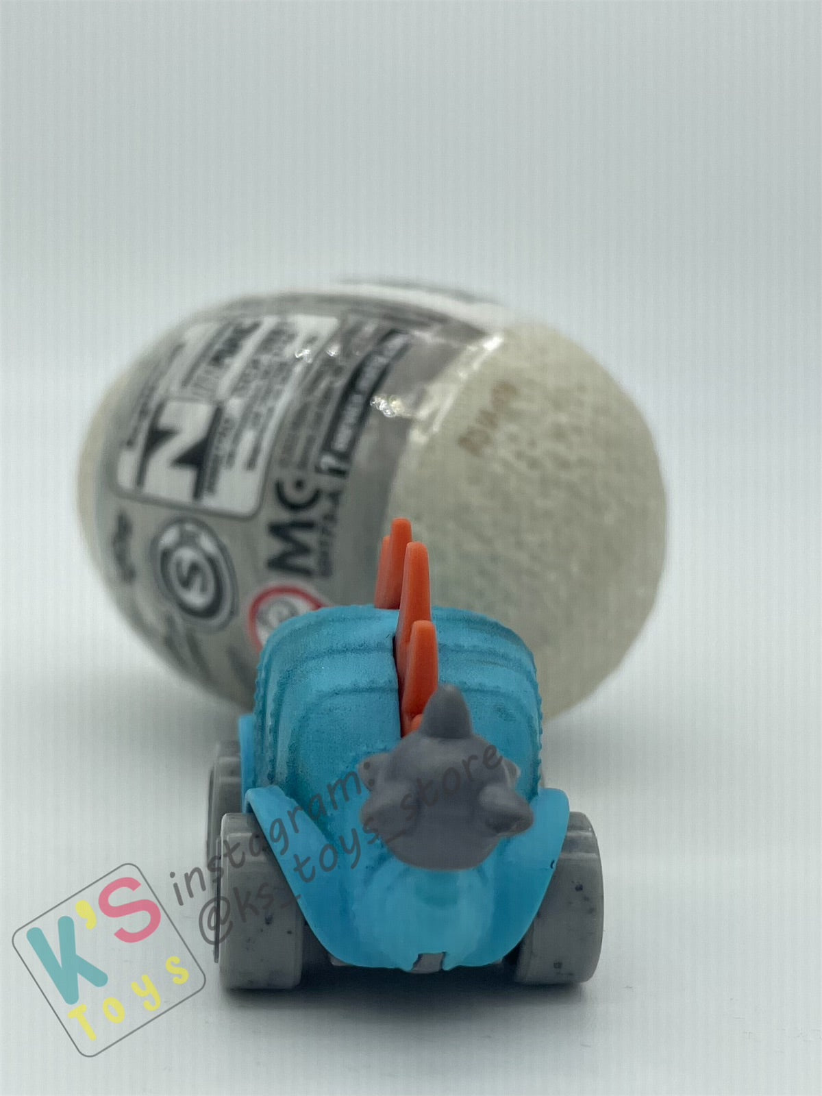 Mini Racers Pixar Disney Cars, 2023 DINO EGG SERIES, #06 ANKYLOSAURUS