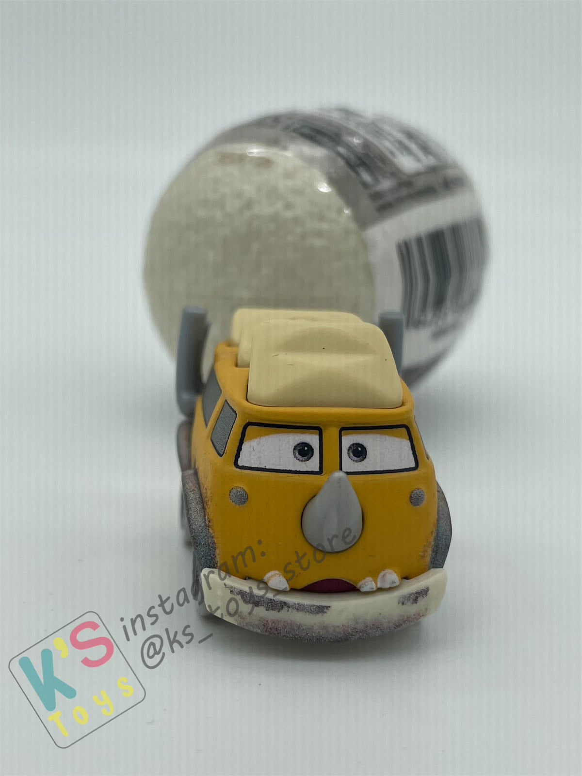 Mini Racers Pixar Disney Cars, 2023 DINO EGG SERIES, #08 WESTFALANAPUS