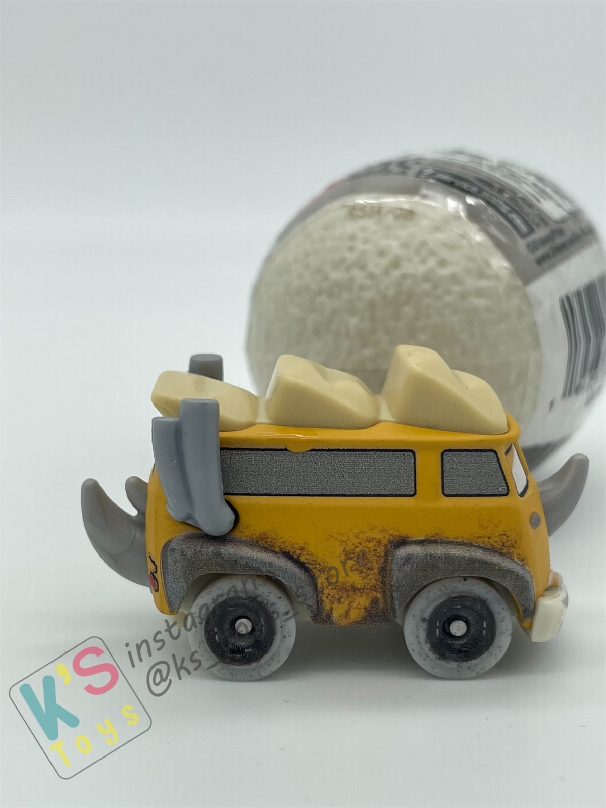 Mini Racers Pixar Disney Cars, 2023 DINO EGG SERIES, #08 WESTFALANAPUS