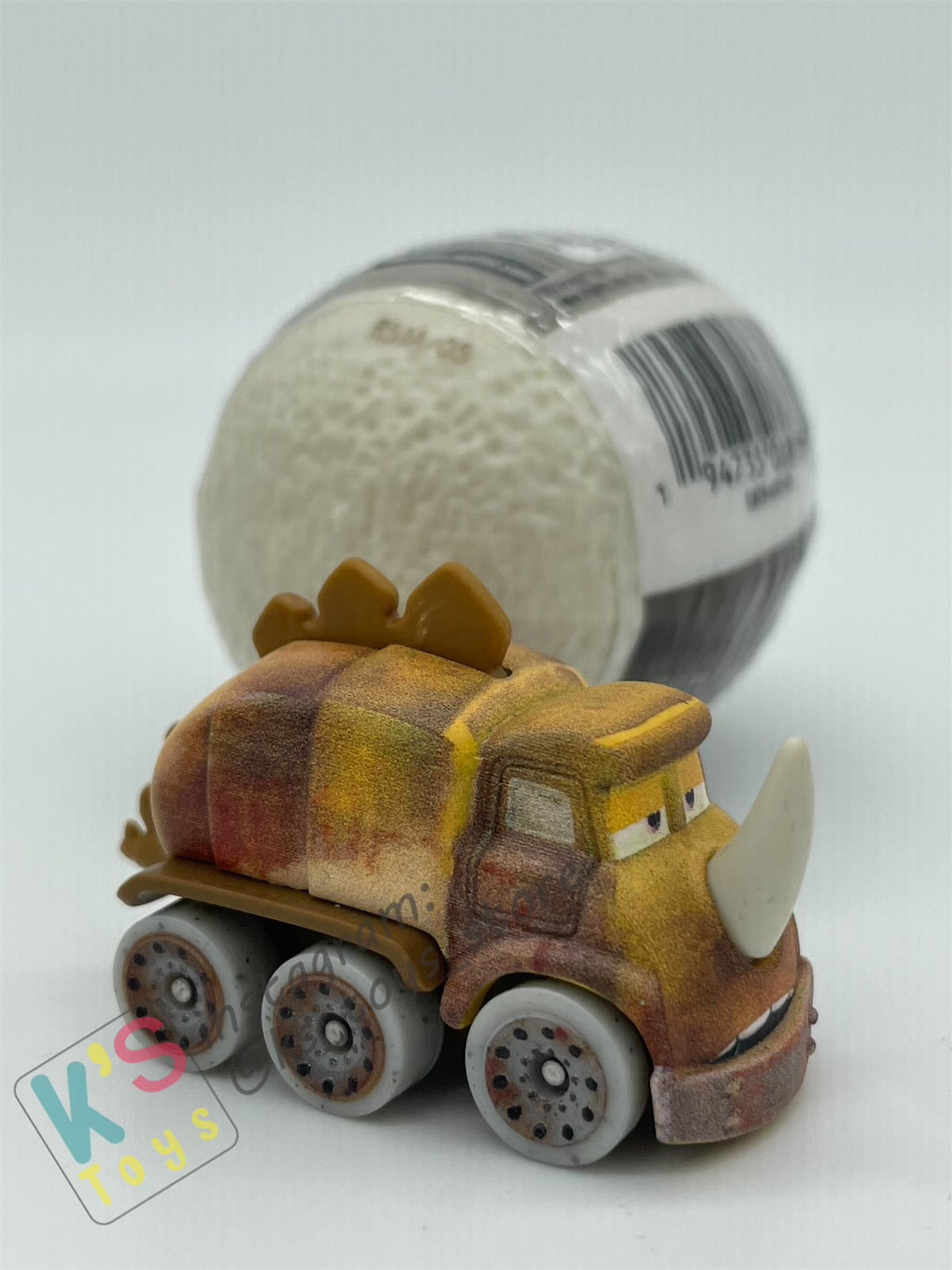 Mini Racers Pixar Disney Cars, 2023 DINO EGG SERIES, #05 QUADRATORQUESAR