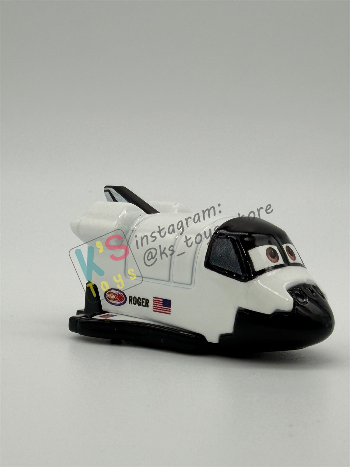 Loose Mini Racers Pixar Disney Cars, ROGER - Mint / Near Mint Condition