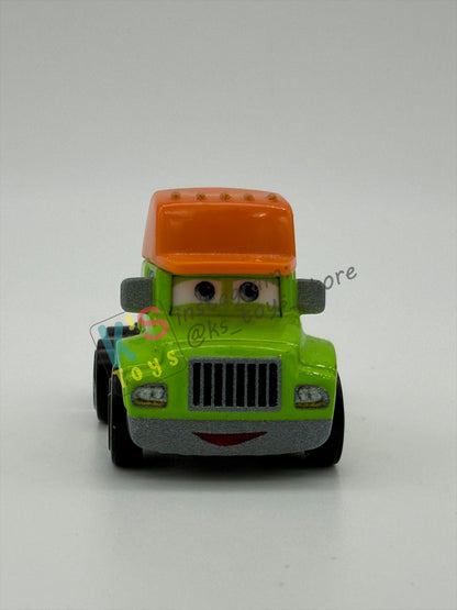 Loose Mini Racers Pixar Disney Cars, GARY NEW HAULER - Mint / Near Mint Condition