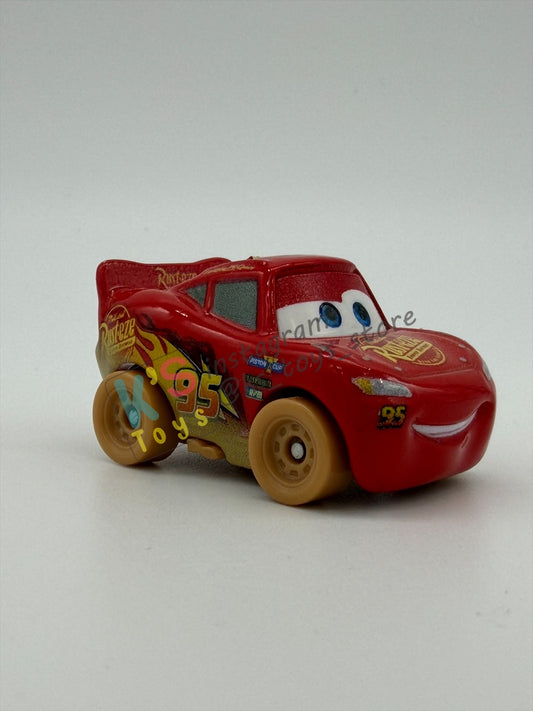 Loose Mini Racers Pixar Disney Cars, DIRT TRACK LIGHTNING MCQUEEN - Mint / Near Mint Condition