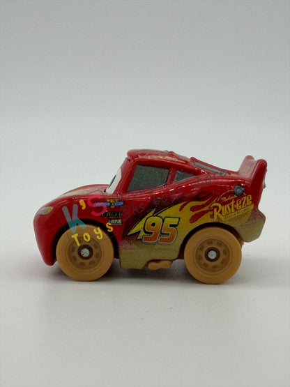 Loose Mini Racers Pixar Disney Cars, DIRT TRACK LIGHTNING MCQUEEN - Mint / Near Mint Condition
