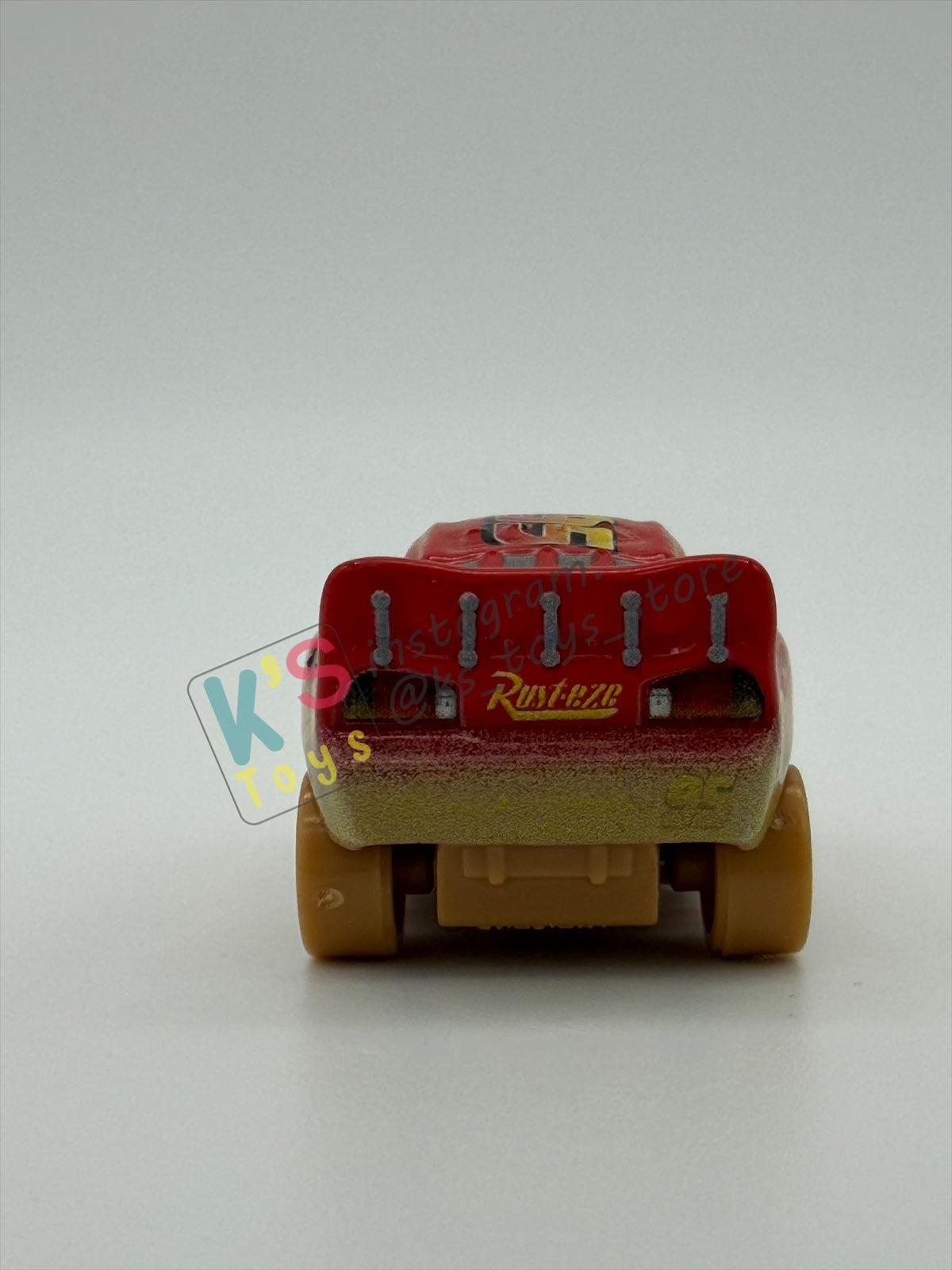 Loose Mini Racers Pixar Disney Cars, DIRT TRACK LIGHTNING MCQUEEN - Mint / Near Mint Condition