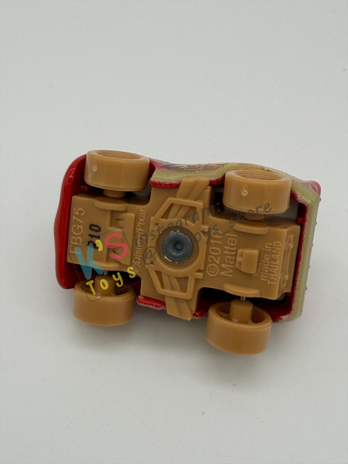 Loose Mini Racers Pixar Disney Cars, DIRT TRACK LIGHTNING MCQUEEN - Mint / Near Mint Condition