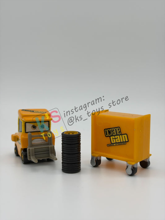 PRE-OWNED / LOOSE DISNEY PIXAR CARS - "OCTANE GAIN PITTY / DUDLEY SPARE" CARS 1 - NEAR MINT CONDITION - READ DESCRIPTION!!!!!!