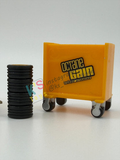 PRE-OWNED / LOOSE DISNEY PIXAR CARS - "OCTANE GAIN PITTY / DUDLEY SPARE" CARS 1 - NEAR MINT CONDITION - READ DESCRIPTION!!!!!!