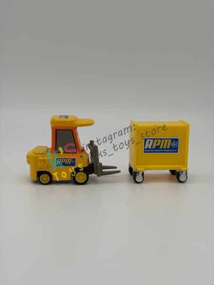 PRE-OWNED / LOOSE DISNEY PIXAR CARS - "PETROL PULASKI / RPM PITTY" CARS 1 - PRE-OWNED IN GOOD CONDITION - READ DESCRIPTION!!!!!!