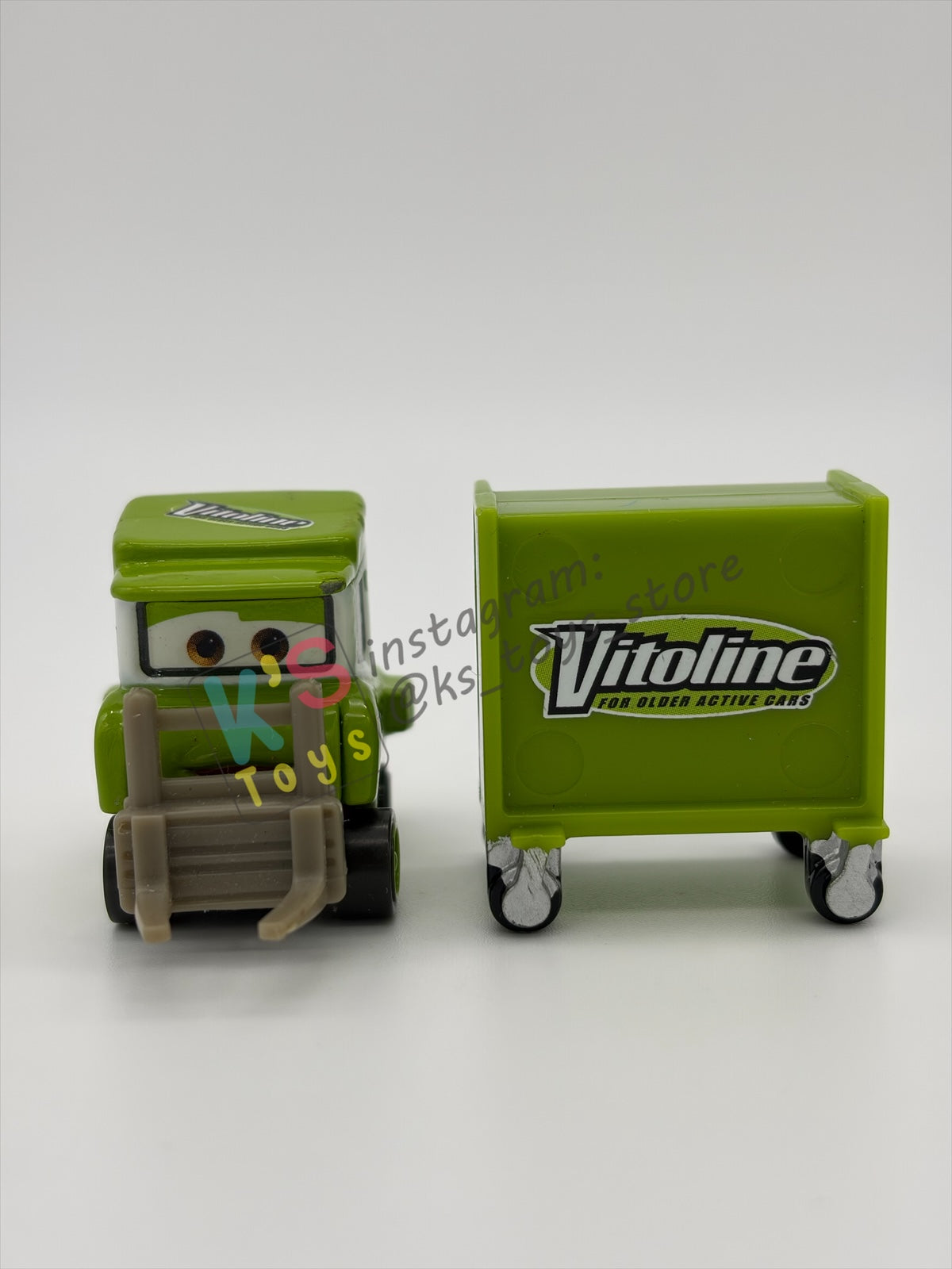 PRE-OWNED / LOOSE DISNEY PIXAR CARS - "VITOLINE PITTY" CARS 1 - PRE-OWNED IN GOOD CONDITION - READ DESCRIPTION!!!!!!
